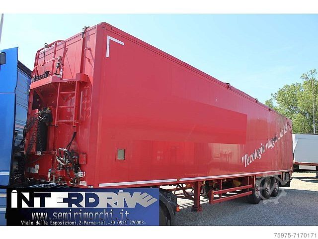 Прицеп с подвижным полом Stas semirimorchio piano mobile rifiuti 92m3