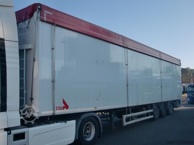 Полуприцеп с шагающим полом Stas S 300 ZX Cargofloor 10 mm 2x Liftachse