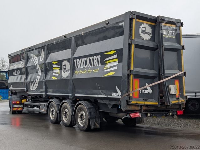Полуприцеп-самосвал STAS HardoX Stahl 86 m³, Liftachse, ALCOA, Unfaller