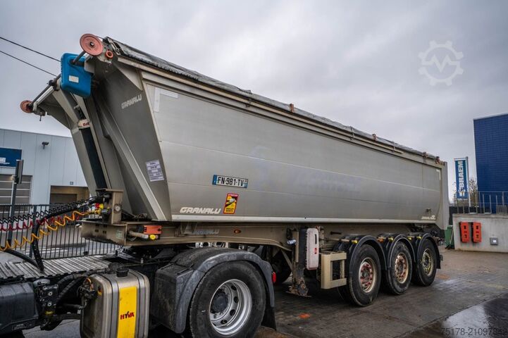 Самосвал GRANALU ALU- TP 28m3 +BACHE ELEC CRAMARO