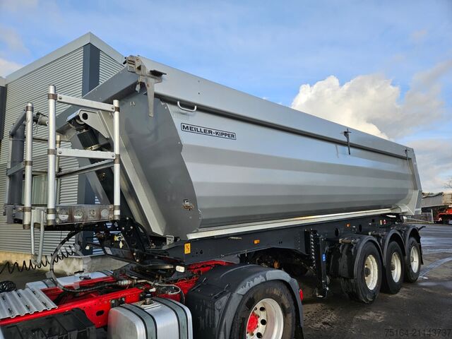 полуприцеп-самосвал MEILLER MHPS 12/27 Noss 1 Stahlrundmulde für 4x4