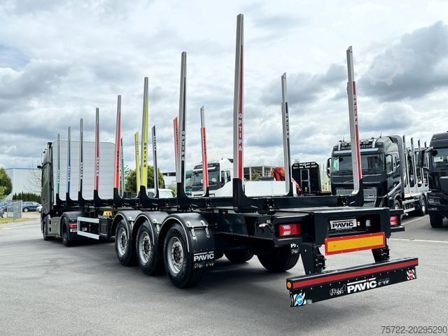 Лесовозный полуприцеп PAVIC HTS 24 Kurzholz Schemel Auflieger  SONDERPREIS!!