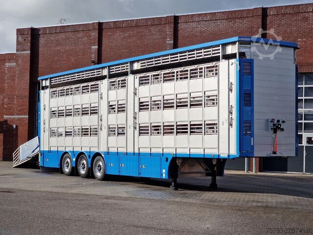 Перевозка крупного рогатого скота Pezzaioli New 3 stock livestock trailer 95.4M2 - Water & ...