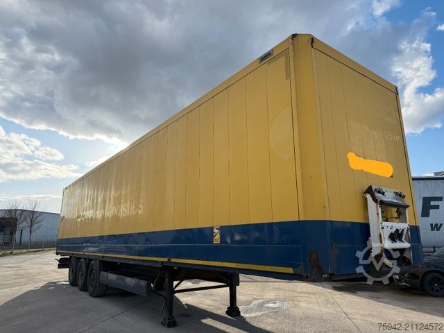 Фургон-полуприцеп KRONE SD Textilkoffer Doppelstock m. Balken