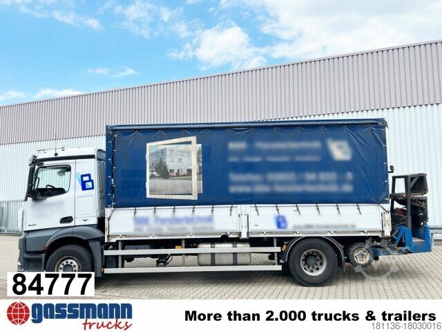 Бортовой грузовик Mercedes-Benz Antos 1840 L 4x2, Aufnahme für Mitnahmestapler