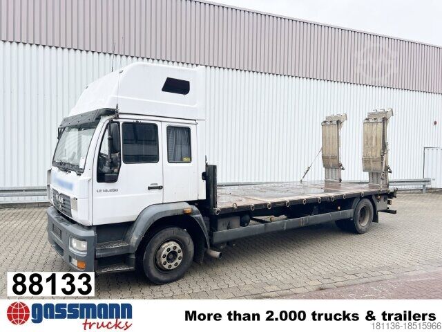 Бортовой грузовик MAN LE 14.280 4x2 L, Maschinentransporter, 2x AHK