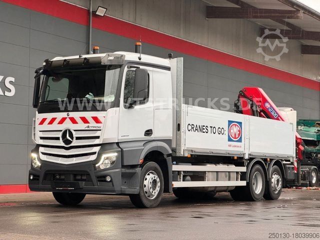 Бортовой грузовик MERCEDES-BENZ Actros 2545 6x2 Lift-Lenk + HMF2320 Ladekran