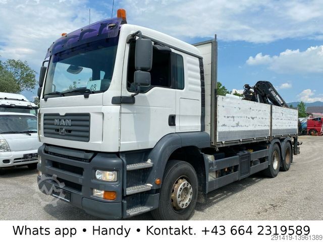 Бортовой грузовик MAN TGA 33.430 6x4 BB Pritsche Kran Bj 2007