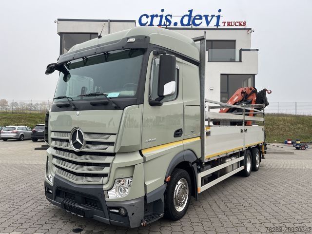 Бортовой грузовик MERCEDES-BENZ Actros 2545 6x2 Effer - Atlas 265-A6 / Lenk- Lif