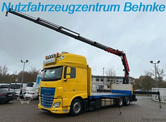 Бортовой грузовик DAF XF 460 Container/Fassi 365A+Funk/14.8m = 1.8t/E6
