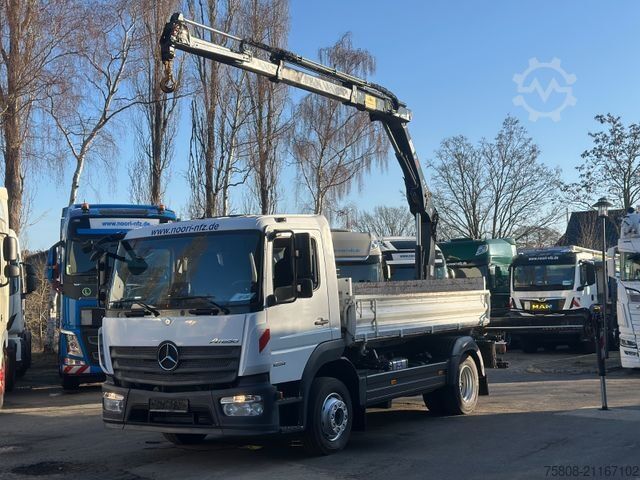 Самосвал MERCEDES-BENZ Atego 1224 Kipper Kran Hiab XS 077 AHK Klima