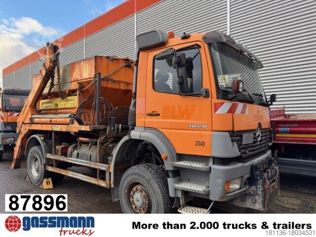 Самосвал Mercedes-Benz Atego 1828 4x4, Tele-Absetzer,