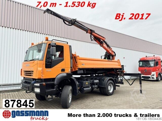 Самосвал Iveco Trakker AD190T31W 4x4, absattelbarer Heckkran