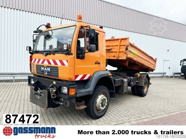 Самосвал MAN LE 18.280 4X4 BB, Winterdienstausstattung, Grüne