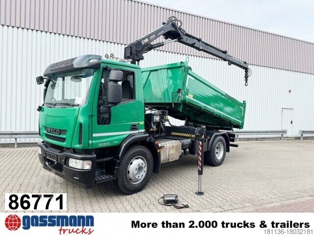 Самосвал Iveco EuroCargo ML160E28 4x2 mit Kran Hiab XS 088 ES-2