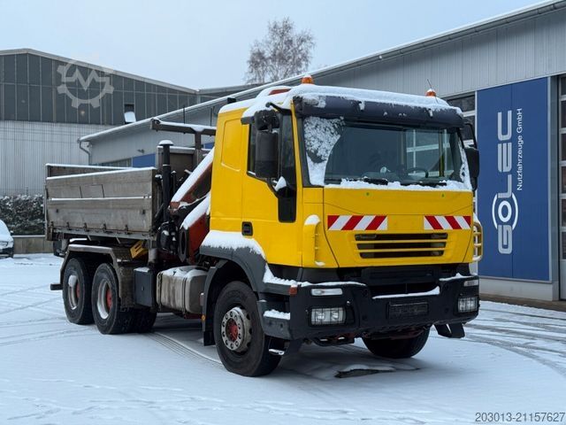 Самосвал IVECO Stralis AT260T44 6x4 Kipper Kran Pakfinger 16052