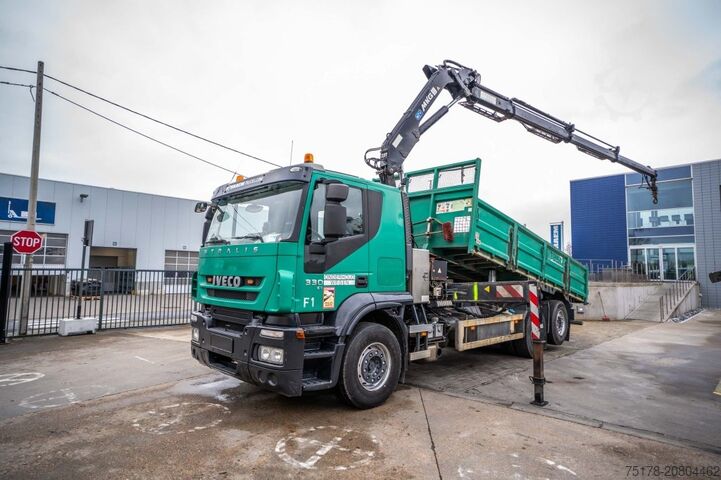 Самосвал с краном IVECO STRALIS 330 - MKG 151 HP A3