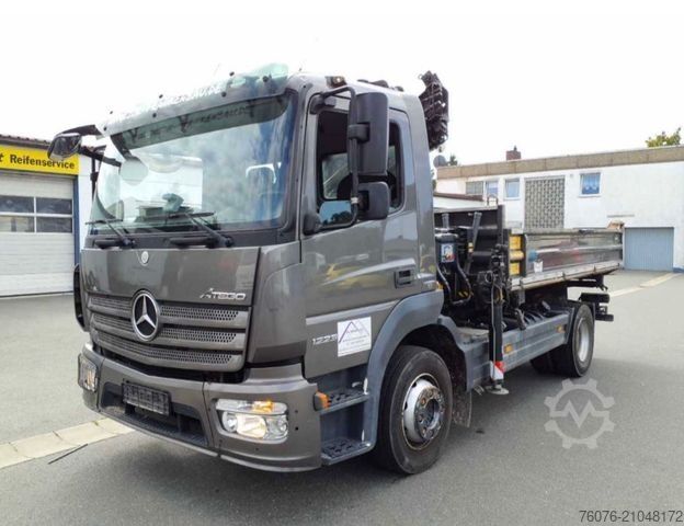 Самосвал MERCEDES-BENZ Atego MB 1223 K Kran Hiab 077B-2 HIDUO Funk AHK