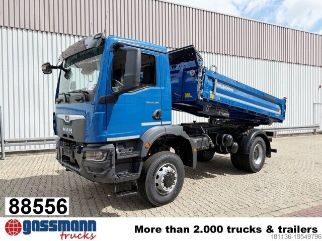 Самосвал MAN TGM 18.320 4x4 BB CH, Navi, Meiller Trigenius