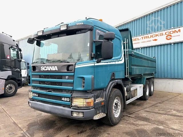 Самосвал Scania P124-420 G 6x2 FULL STEEL KIPPER (MANUAL GEARBO...