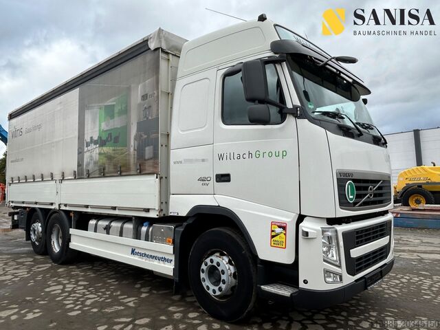 Грузовик с бортовой платформой и брезентом Volvo FH 420 Edscha/Schiebe/Globetrotter/Airtube