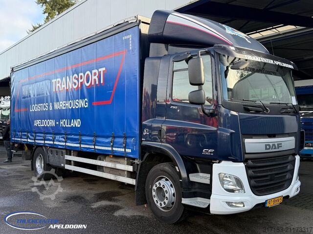 Раздвижной брезент DAF CF 250 FA Euro 6, Schuifdak, Laadklep, NL truck