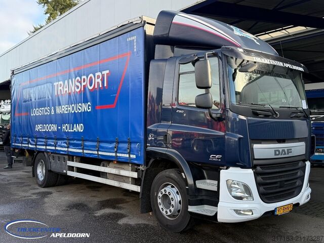 Раздвижной брезент DAF CF 250 FA Euro 6, Schuifdak, Laadklep