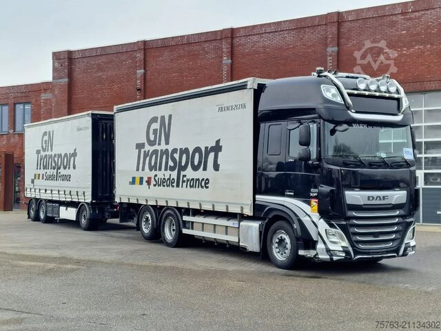 Брезент DAF XF 480 SSC 6x2 - Tautliner - Full air - Night c...