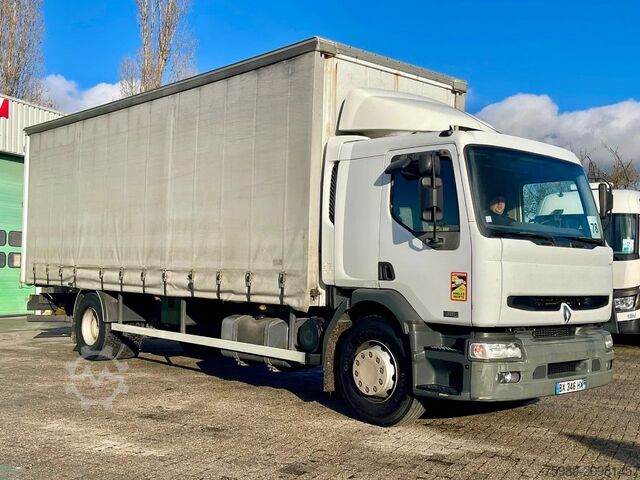 Раздвижной брезент Renault Premium 320 19,5 T,  Manual. France truck.  gre...
