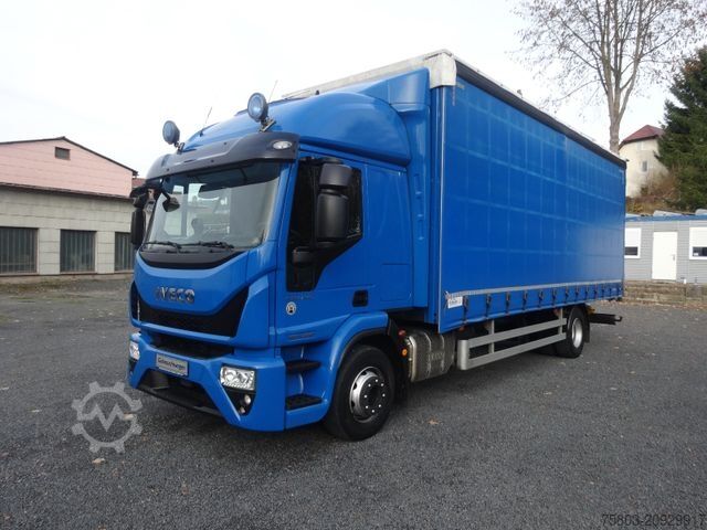 Бортовой грузовик с тентом IVECO EuroCargo 160E280 Pritsche 7,20m 1xBett Edscha