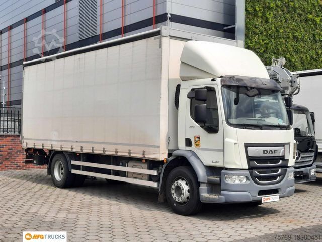 Бортовой грузовик с тентом DAF LF 320 18t Schiebeplane LBW AHK ACC FCW