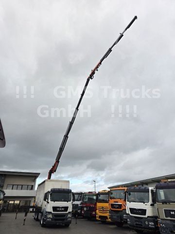 Бортовой грузовик с тентом MAN TGS / NUR149km / 31m Palfinger Kran PK 34002+Jib