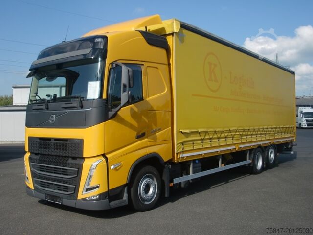 Грузовик с бортовой платформой и брезентом Volvo FH 460 Hydroroll Rollenbett Aircargo