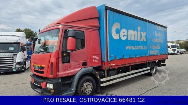 Бортовой грузовик с тентом IVECO EUROCARGO ML 140E28 EURO 5 + PRITSCHE 7,29 + LBW