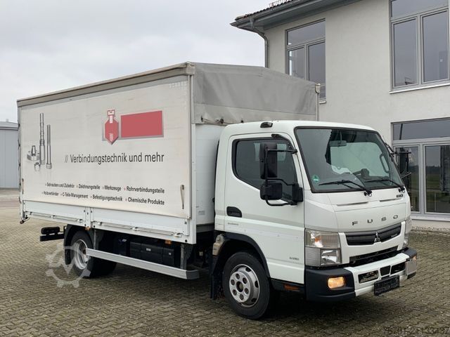 Бортовой грузовик с тентом FUSO Canter Mitsubishi 9C18_Autom_Klima_ Schiebeplane