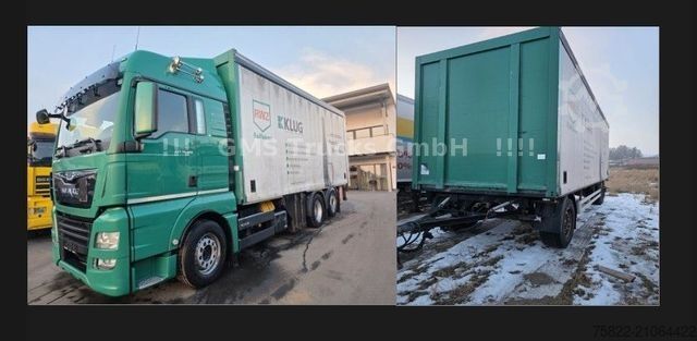 Бортовой грузовик с тентом MAN TGX 26.500 / Zug / Ret / Lenkachse / XL Zertifik