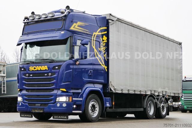 Бортовой грузовик с тентом SCANIA R 450 Pritsche Plane Retarder Standklima LBW EU6