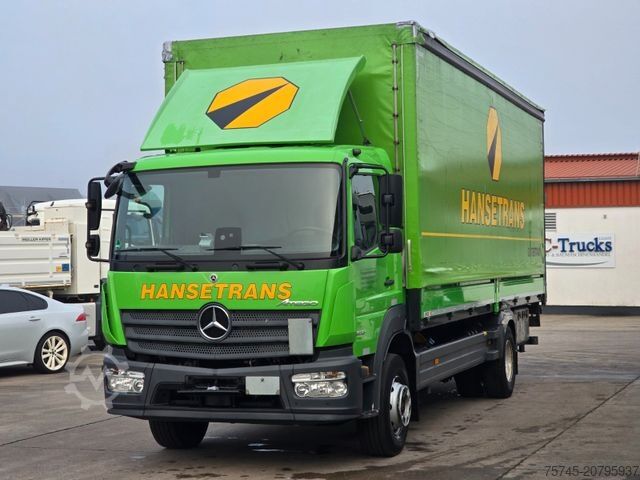Бортовой грузовик с тентом MERCEDES-BENZ ATEGO 1623 * ACC * 2T LBW * KLIMA * WENIG KM *