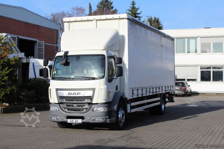 Бортовой грузовик с тентом Daf LF 280 E6 Pritsche-Plane LDW LBW 299.960 Km