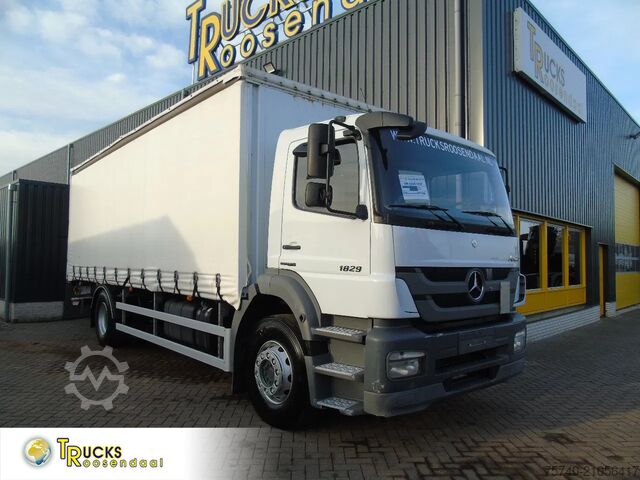Раздвижной брезент Mercedes-Benz Axor 1829 + euro 5 + lift + manual