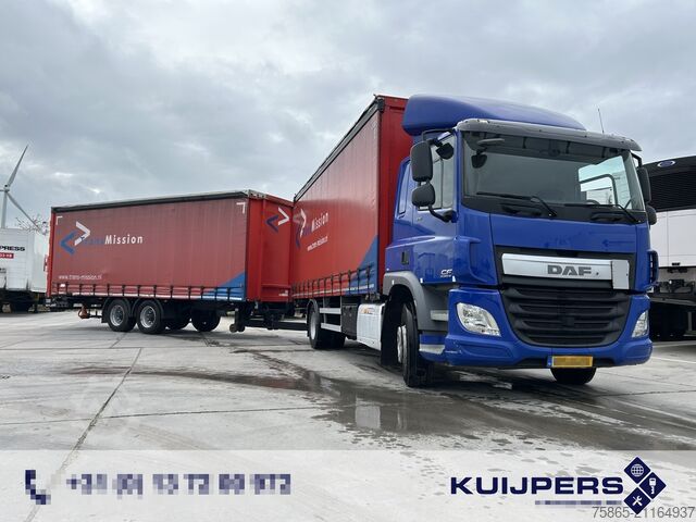 Раздвижной брезент DAF CF 370 FA + Pacton MXD 218 / Curtainside Combi ...