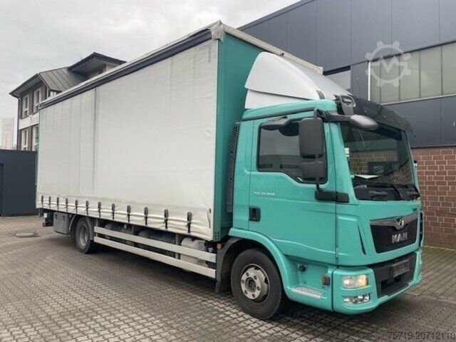Бортовой грузовик с тентом MAN 12.250 4x2 TGL LBW/Euro6