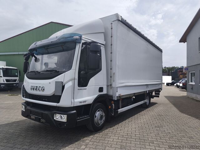 Тентовый кузов IVECO Eurocargo 75-210 Plane 3-Sitzer 4x2 Euro 6 LBW ...