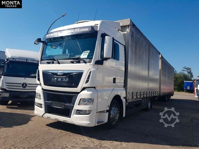 Бортовой грузовик с тентом MAN TGX 18.400, Euro6, Standklima,Edscha, Aktion!