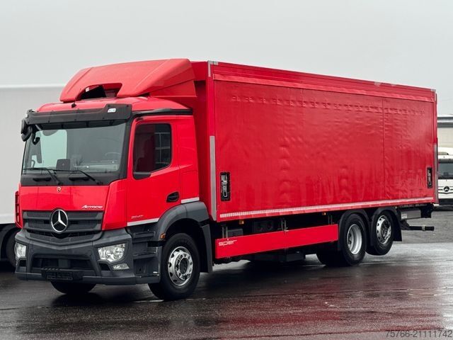 Бортовой грузовик с тентом MERCEDES-BENZ ACTROS 2543 / LBW / LENKACHSE / 21 PAL