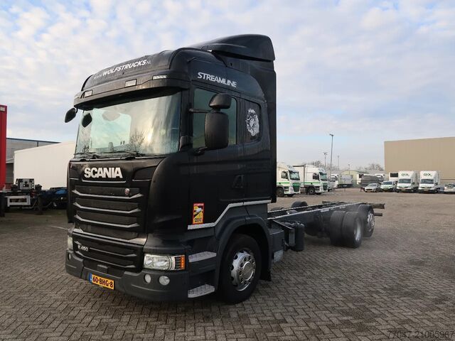 Шасси с кабиной Scania R450 6x2 chassis, Euro 6, Topline, TUV, NL Truc...