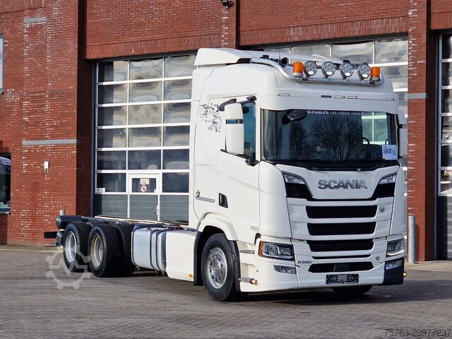 Шасси с кабиной Scania R580 V8 NGS 6x4 chassis - Retarder - 4.75 WB - ...
