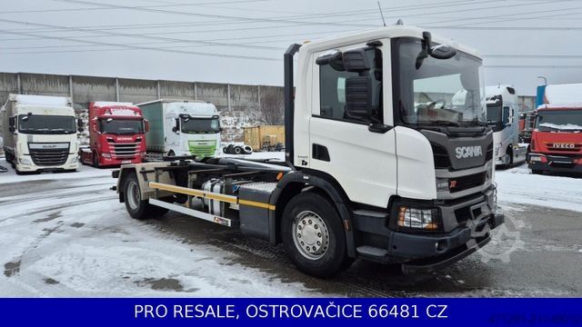 Крюковой мусоровоз SCANIA P280 N323 4x2 E6 + ABROLLKIPP. + MANUAL