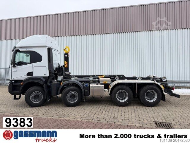 Крюковой мусоровоз Iveco T-Way AT410T51/58 8x4, Retarder, 4x VORHANDEN!