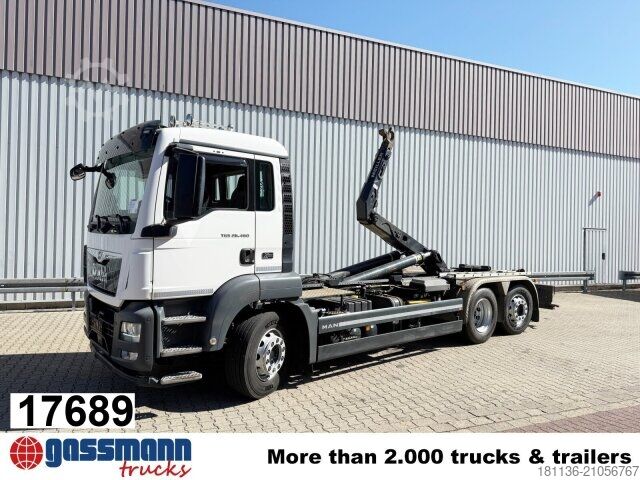 Крюковой мусоровоз MAN TGS 26.460 6x2-4 BL, Lenk-/Liftachse, Motorabtrieb